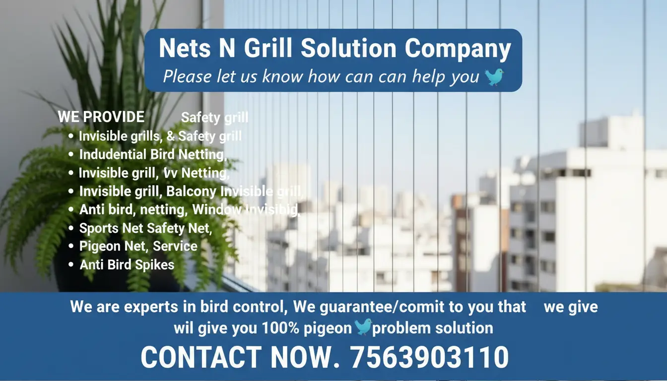 Invisible Grill in Kolkata by Nets N Grill Solution